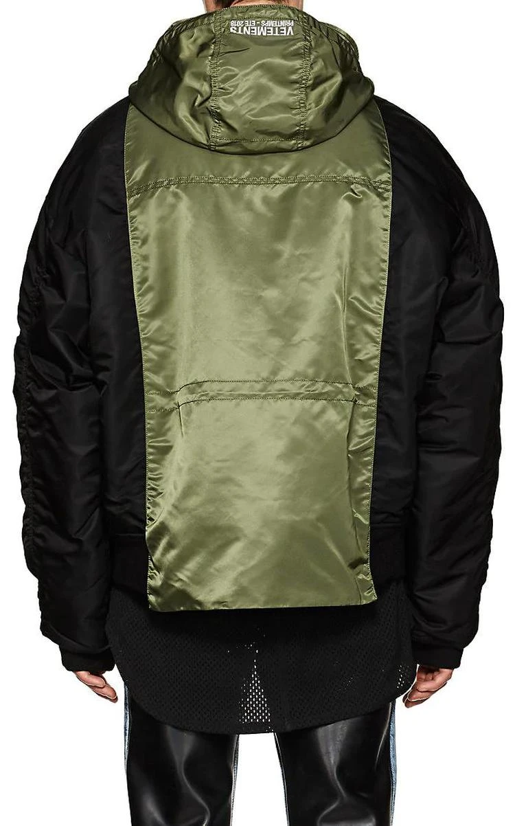 商品Vetements|Hooded Oversized Bomber Jacket,价格¥10603,第3张图片详细描述