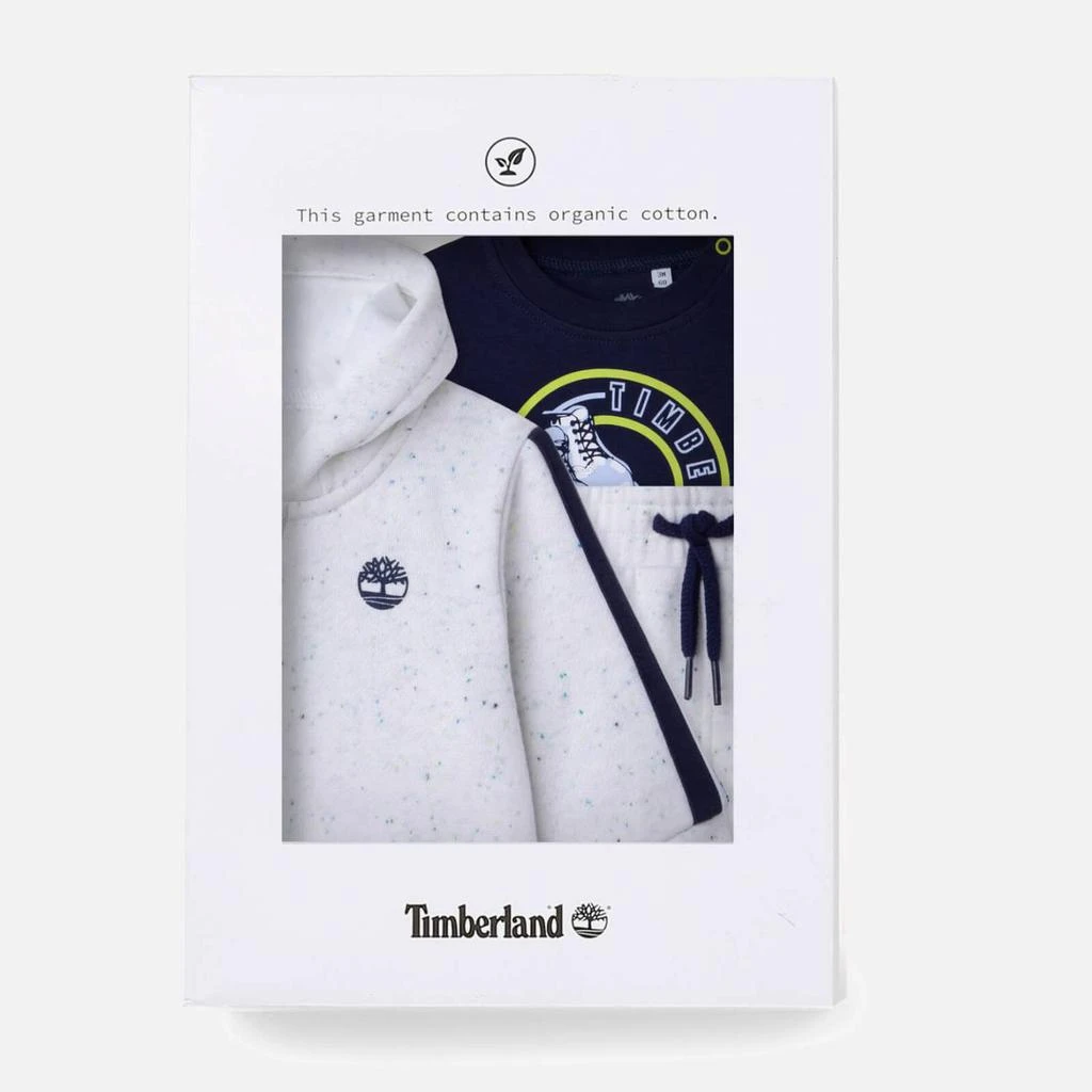 商品Timberland|Timberland Babies’ Cotton-Blend Jersey Hoodie, T-Shirt and Jogging Bottoms Set,价格¥399,第2张图片详细描述