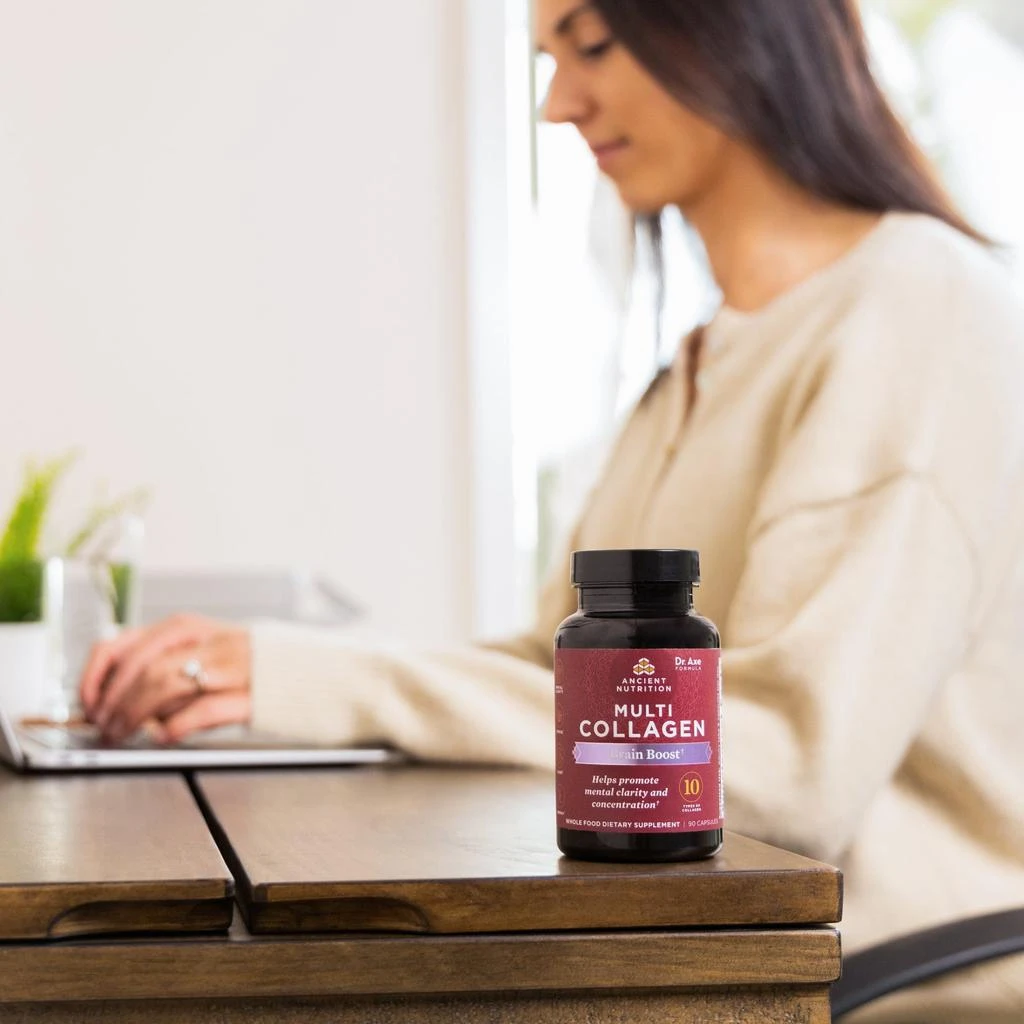 商品Ancient Nutrition|Multi Collagen Peptides Brain Boost Spring ’23 Catalog | Capsules (90 Capsules),价格¥1245,第5张图片详细描述