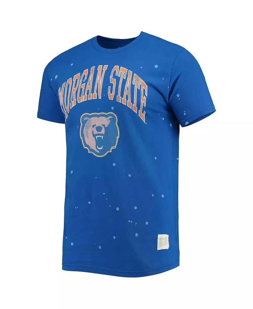 商品The Original Retro Brand|Men's Royal Morgan State Bears Bleach Splatter T-shirt,价格¥259,第3张图片详细描述