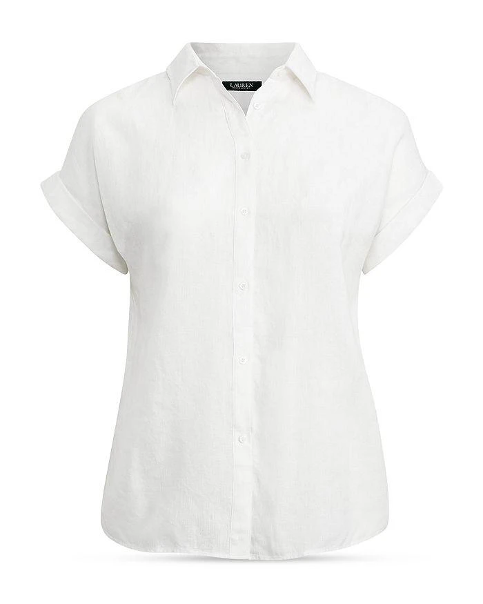 Plus Short Sleeve Button Up Shirt 商品