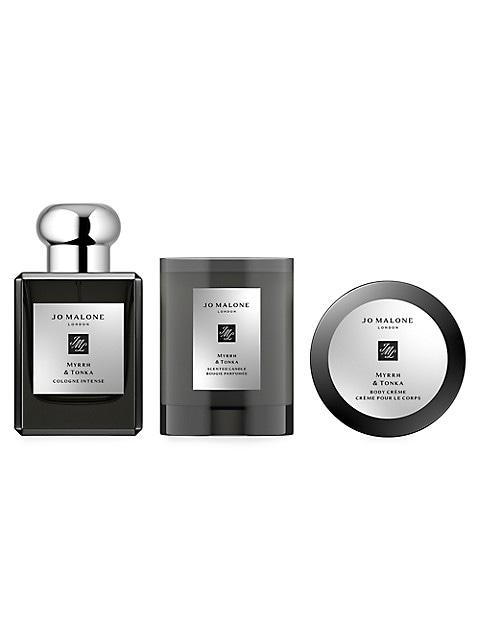 Myrrh & Tonka 3-Piece Cologne, Cream, & Candle Set商品第2张图片规格展示