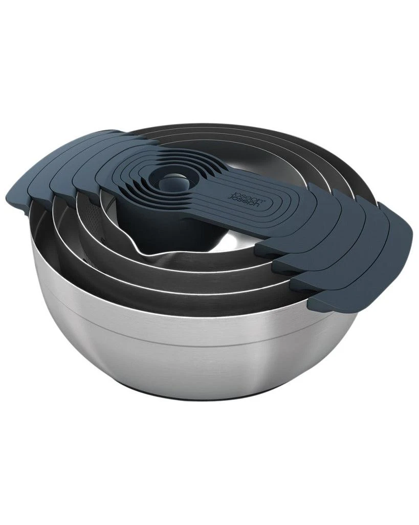 商品Joseph Joseph|100 Collection 9pc Stainless Bowl & Prep Set,价格¥576,第1张图片