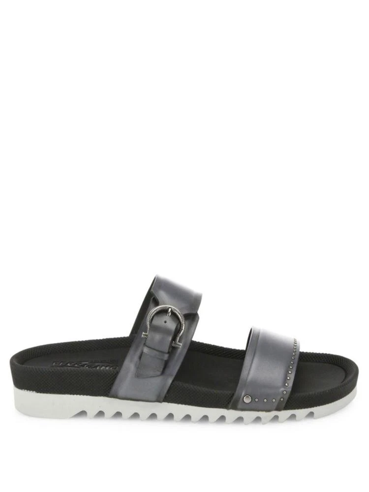 商品Salvatore Ferragamo|Fabiano Leather Studded Sandals,价格¥3711,第5张图片详细描述