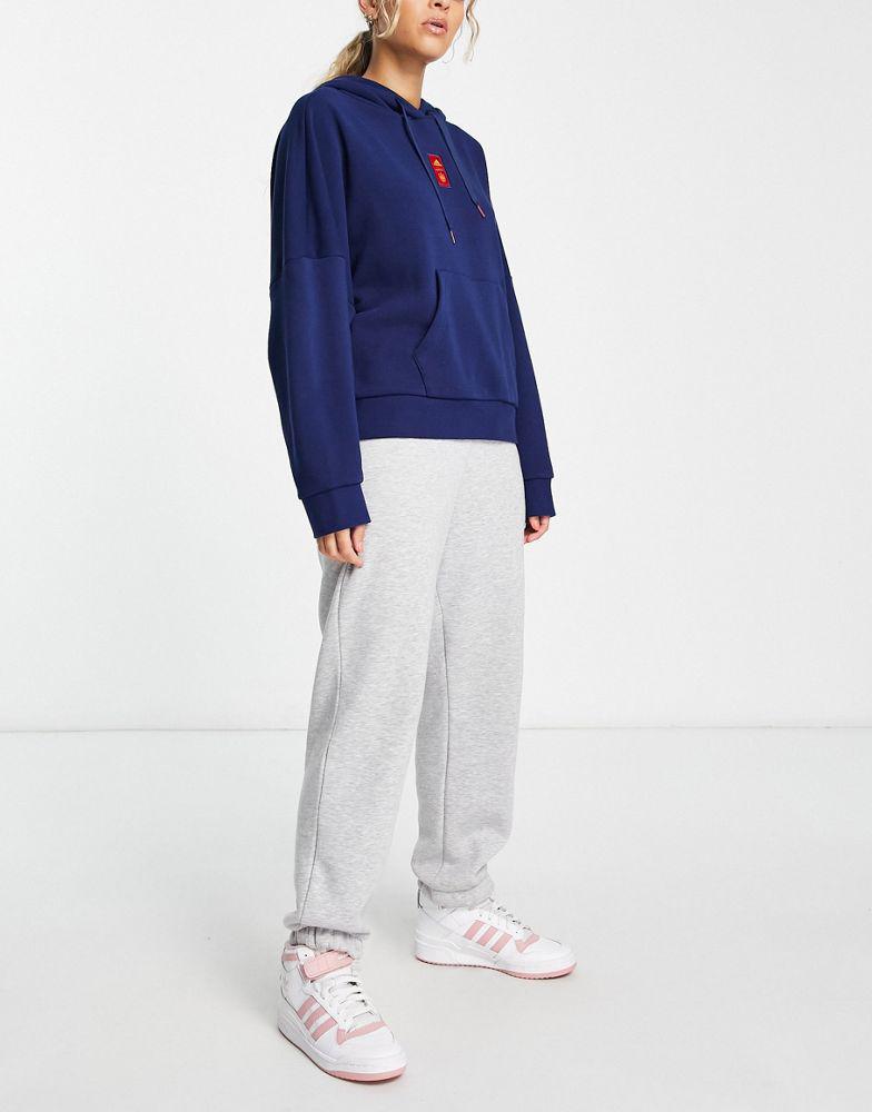 adidas Football Spain World Cup 2022 logo hoodie in navy商品第4张图片规格展示