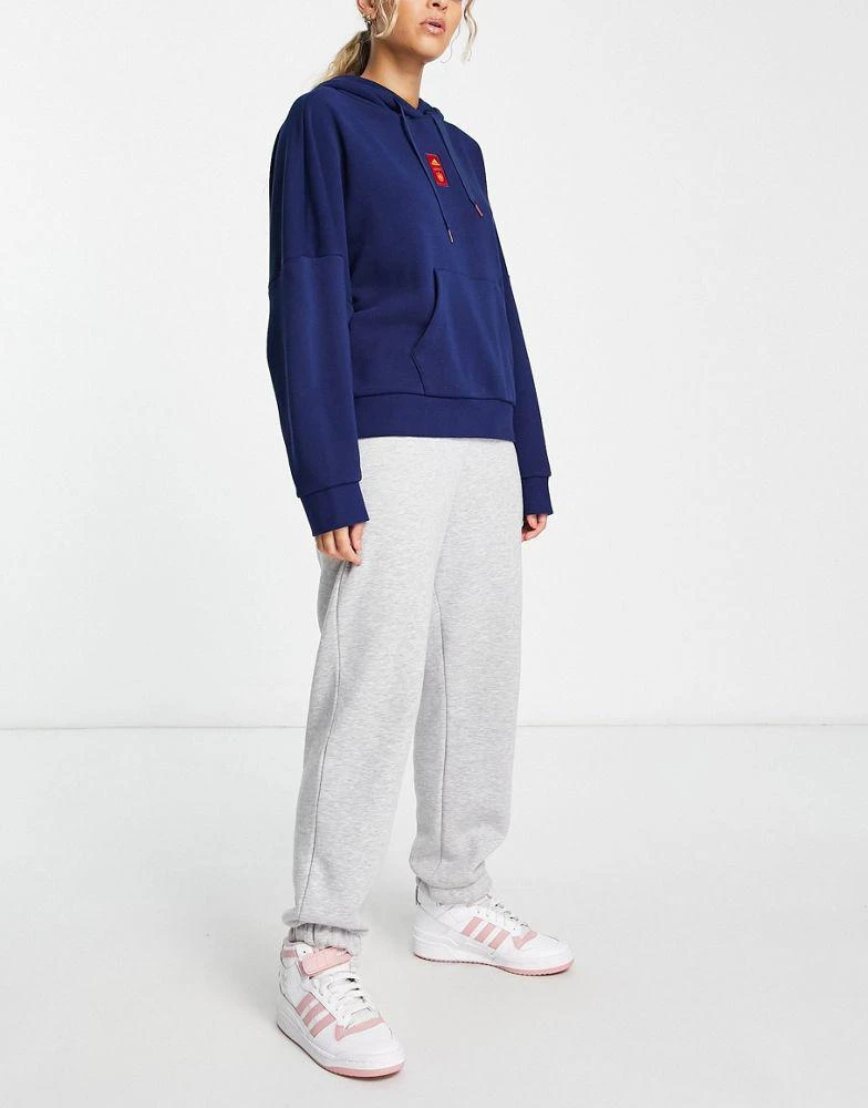 商品Adidas|adidas Football Spain World Cup 2022 logo hoodie in navy,价格¥411,第4张图片详细描述