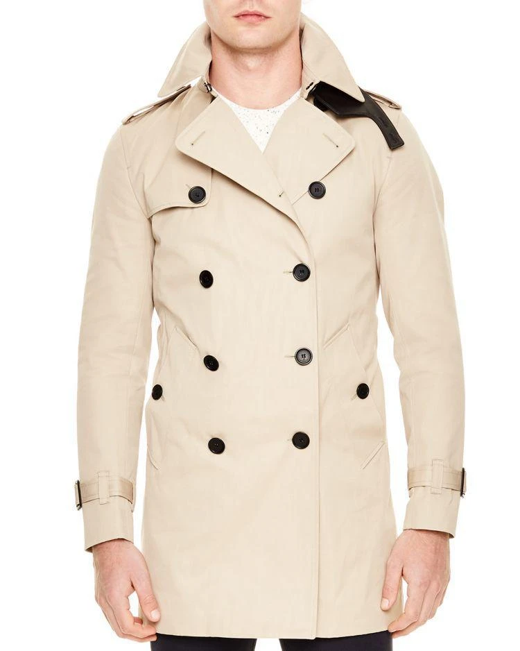 商品Sandro|Magnetic Mid-Length Trench Coat,价格¥2787,第1张图片