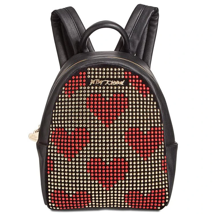 商品Betsey Johnson|Studded Heart Small Backpack,价格¥480,第1张图片