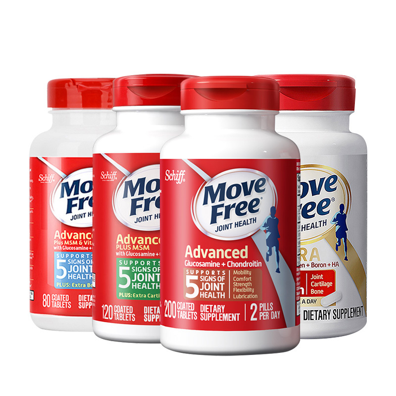 商品Move Free|美国Move Free 益节氨基维骨力氨糖关节软骨素200粒钙片保健品,价格¥160,第1张图片