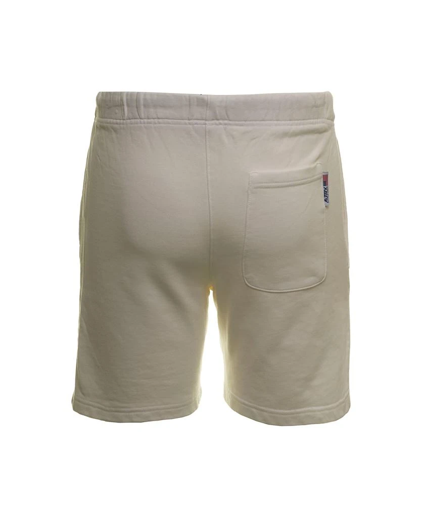 商品Autry|Man's White Jersey Shorts With Logo Print,价格¥651,第2张图片详细描述
