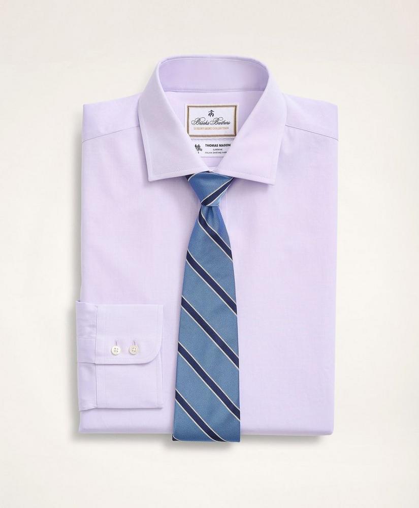 商品Brooks Brothers|Brooks Brothers x Thomas Mason® Regent Regular-Fit Dress Shirt, Pinpoint English Collar,价格¥1252,第1张图片