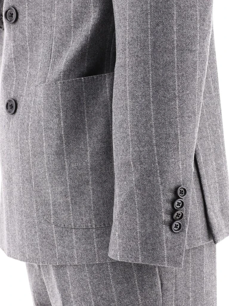 商品LARDINI|Pinstriped Suit Suits Grey,价格¥8789,第4张图片详细描述