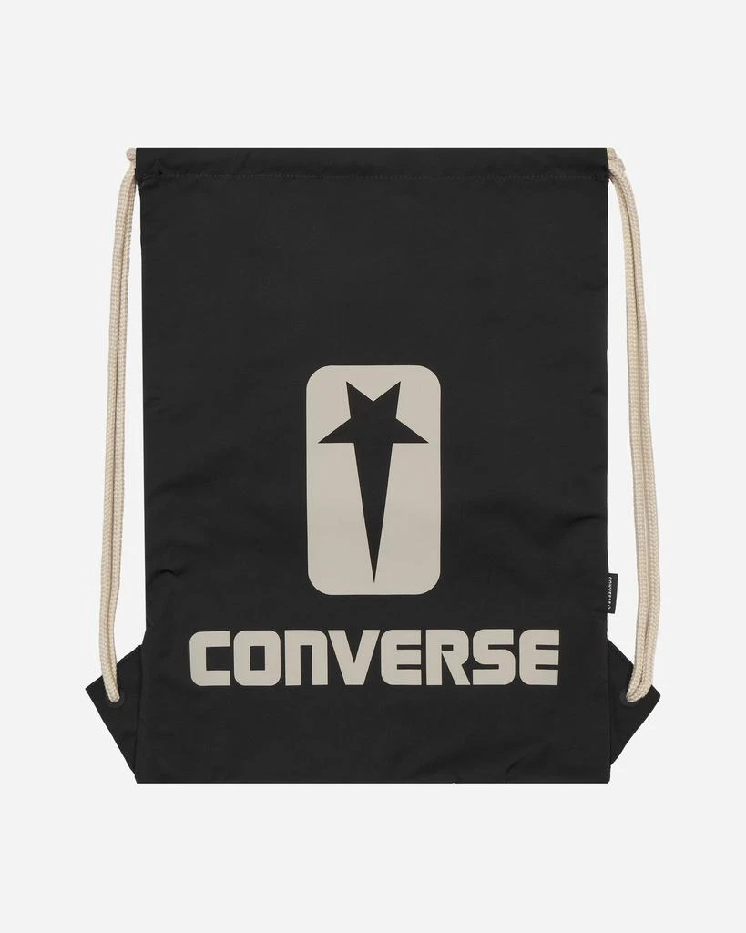 商品Converse|DRKSHDW Drawstring Backpack Black,价格¥172,第1张图片