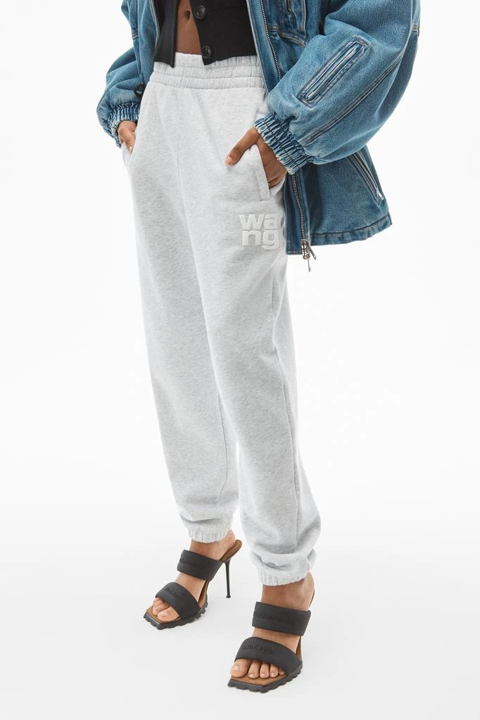 商品Alexander Wang|女式 亚历山大·王 运动logo长裤 灰色,价格¥1306,第4张图片详细描述
