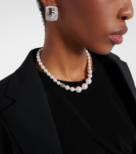 商品Givenchy|Swarovski®-embellished faux pearl necklace,价格¥6137,第5张图片详细描述