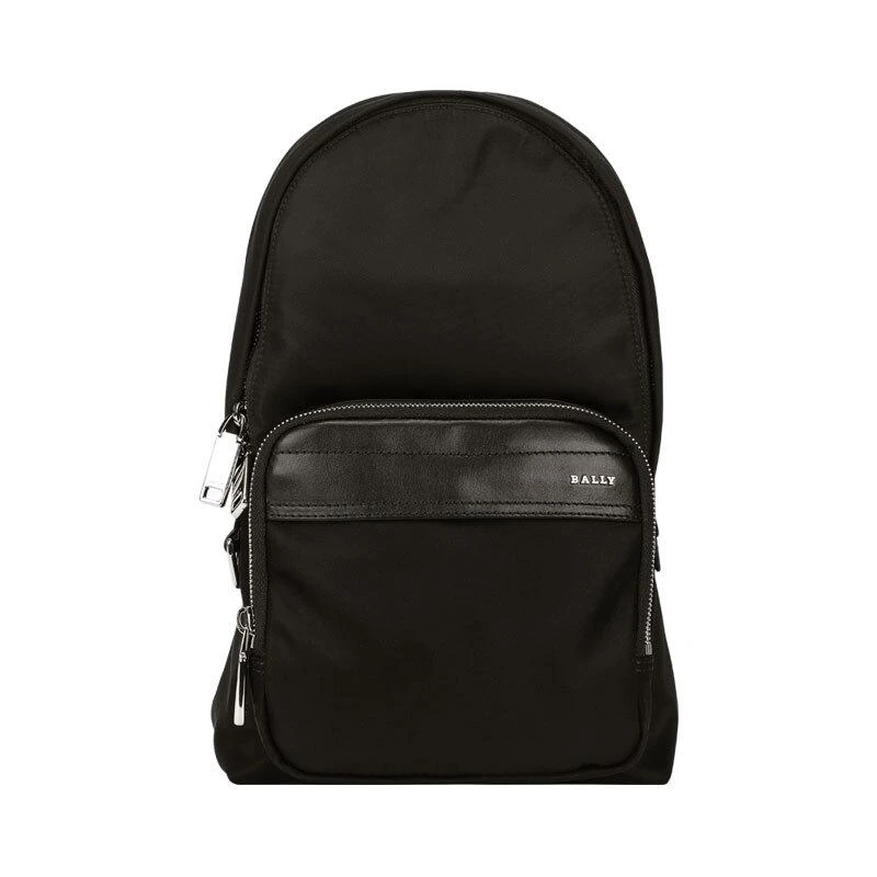 商品Bally|NEW Bally Wolfson Men's 6218218 Black Nylon XS Backpack MSRP,价格¥2244,第1张图片