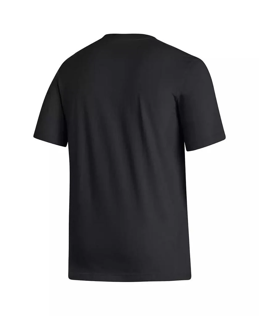 商品Adidas|Men's Black Kansas Jayhawks Football Sideline Strategy T-shirt,价格¥224,第2张图片详细描述