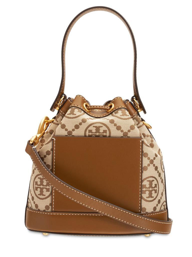 商品Tory Burch|Logo Monogram Jacquard Bucket Bag,价格¥5130,第7张图片详细描述