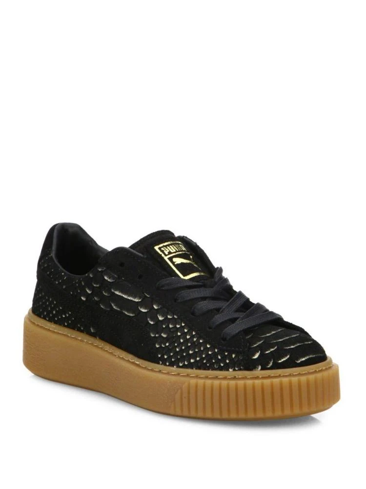 商品Puma|Basket Suede Platform Sneakers,价格¥360,第1张图片