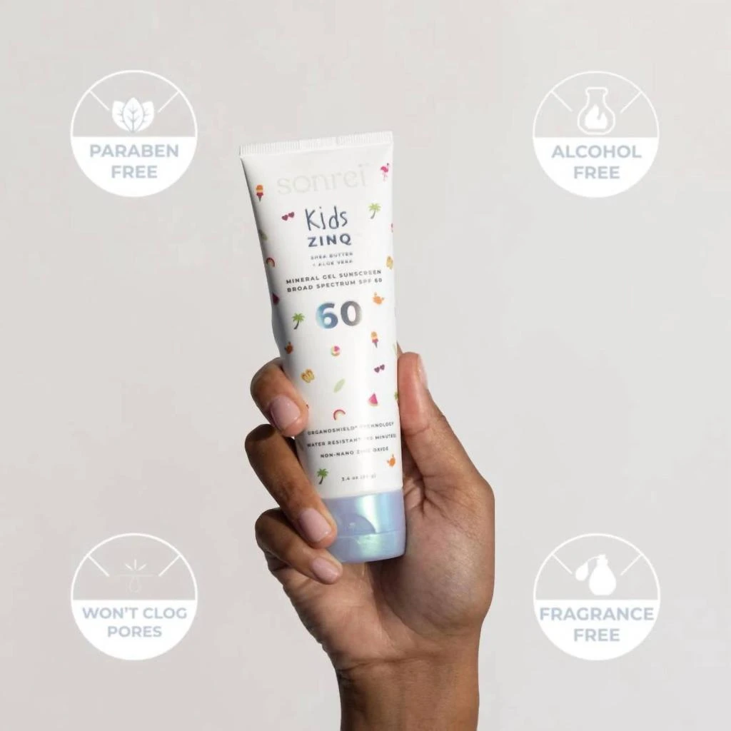 商品Sonrei|Kids' Zinq Mineral Gel Sunscreen,价格¥303,第2张图片详细描述