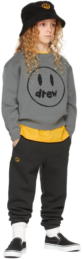 SSENSE Exclusive Kids Black Painted Mascot Lounge Pants商品第5张图片规格展示