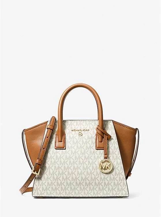 商品Michael Kors|Avril Small Logo Top-Zip Satchel,价格¥841,第1张图片