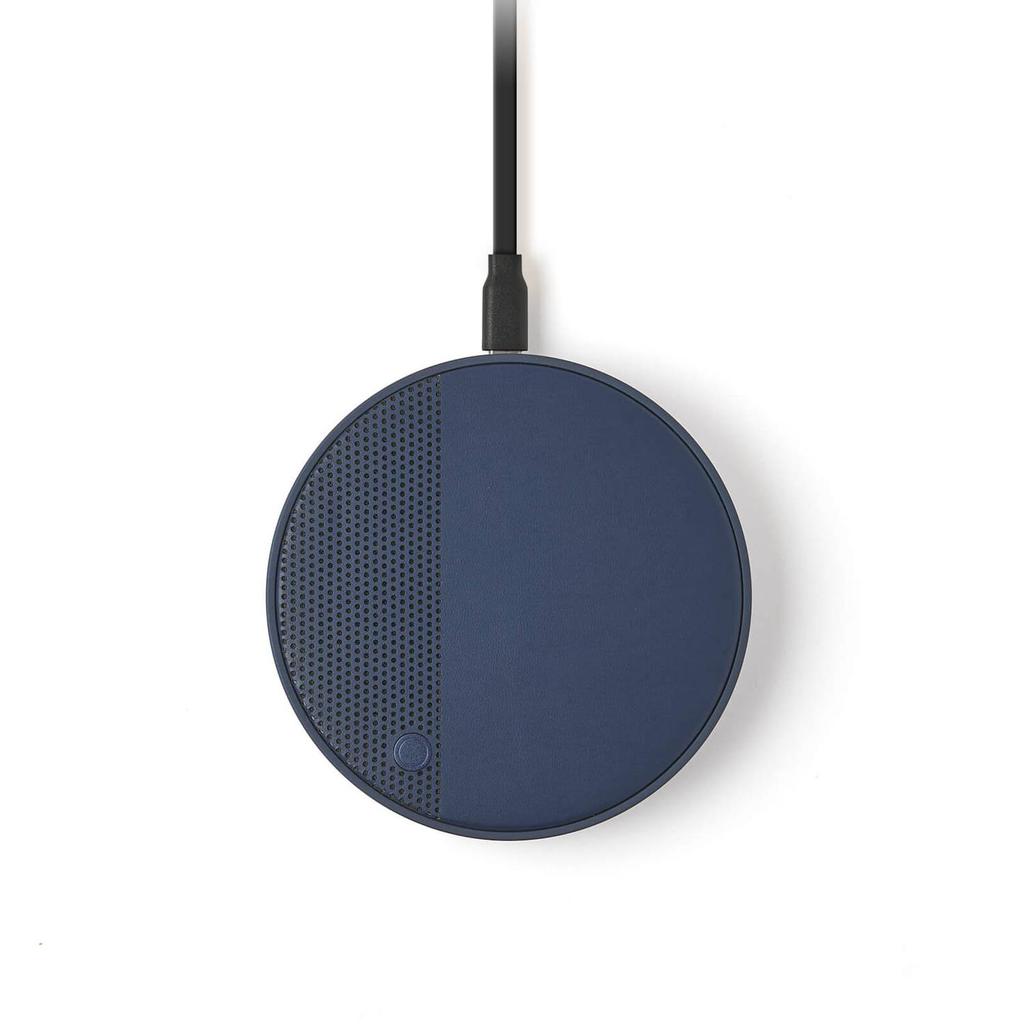 Lexon OSLO Energy + Bluetooth Speaker + Wireless Charger - Navy商品第2张图片规格展示