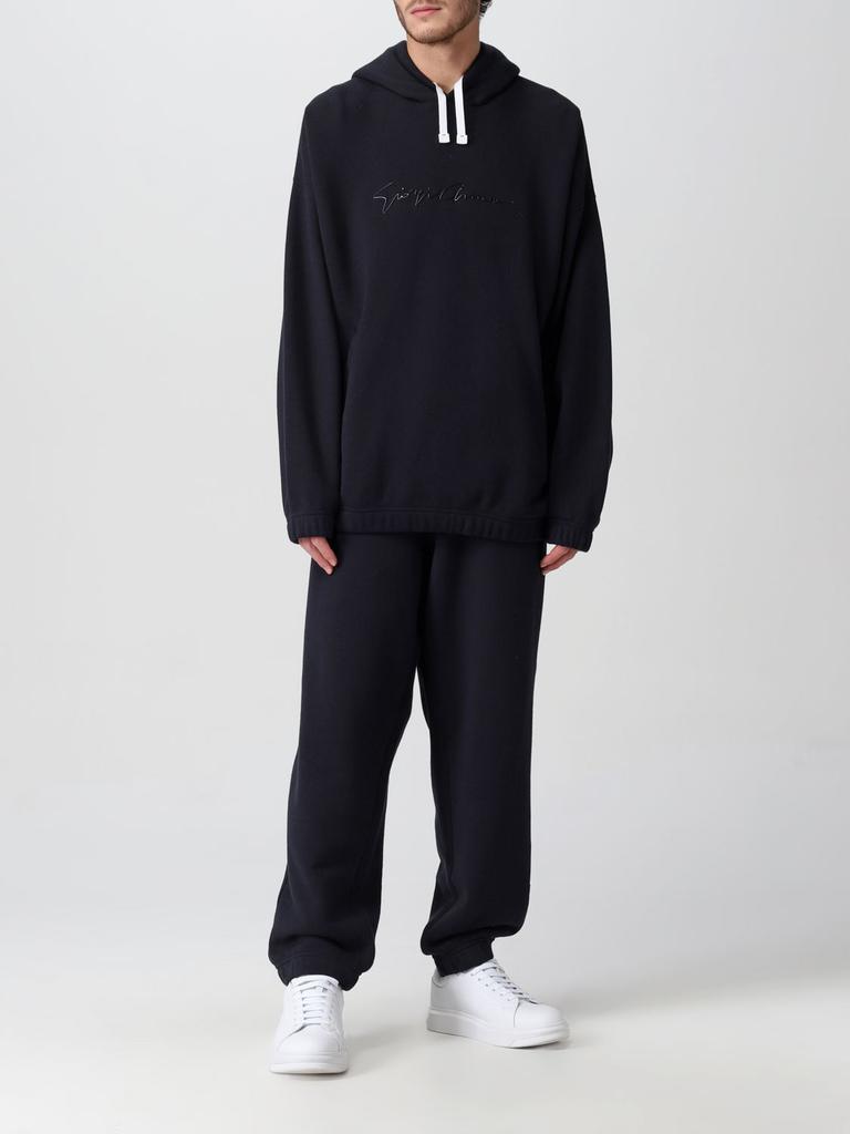商品Giorgio Armani|Giorgio Armani oversize cotton hoodie,价格¥3668,第4张图片详细描述