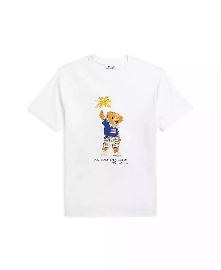 商品Ralph Lauren|Big Boys Polo Bear Cotton Jersey T-shirt,价格¥181,第1张图片