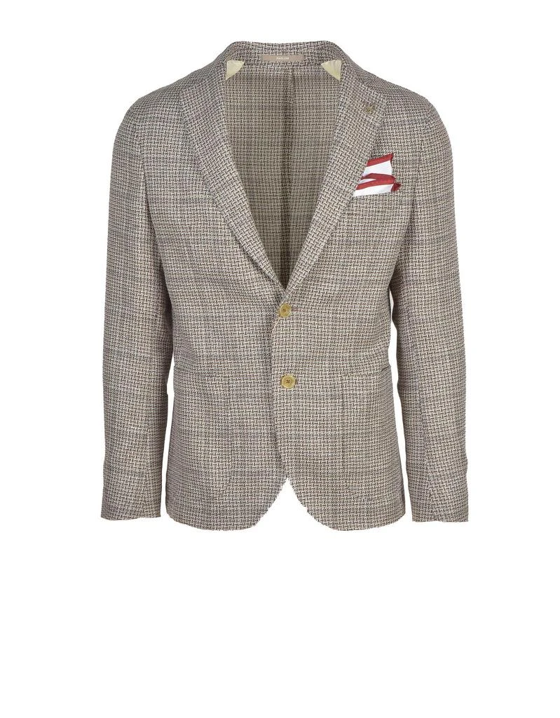 商品PAOLONI|Men's Beige Blazer,价格¥1709-¥1771,第1张图片