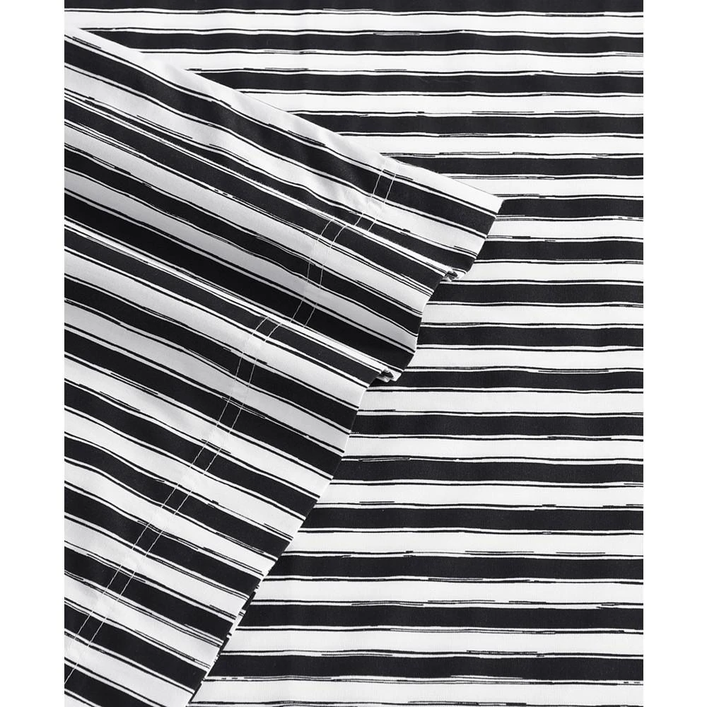 商品Betsey Johnson|Sketchy Stripe Cotton Percale 4 Piece Sheet Set,价格¥596,第4张图片详细描述