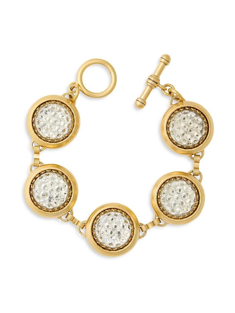 商品Brinker & Eliza|Disco Fever 24K Gold-Plate & Vintage Glass Bracelet,价格¥1334,第1张图片