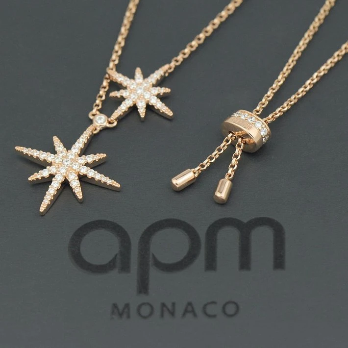 商品【商品预售7天】 apm Monaco|apm Monaco 女士项链 RC3351OX 金色,价格¥492,第4张图片详细描述