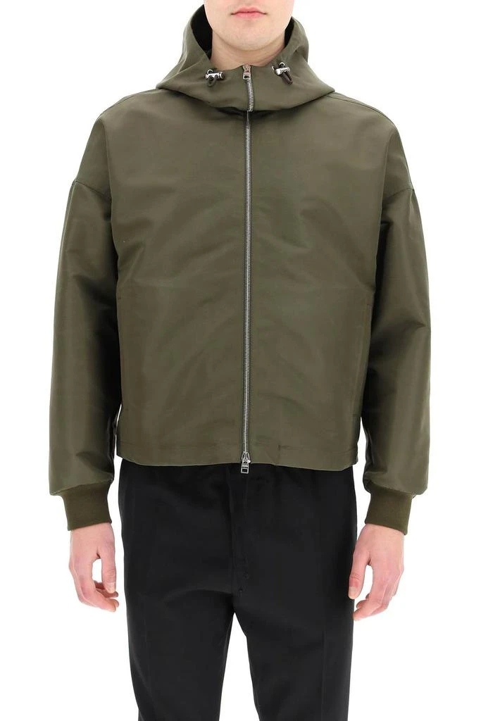 商品Alexander McQueen|Alexander McQueen Zipped Hooded Jacket,价格¥4871,第2张图片详细描述