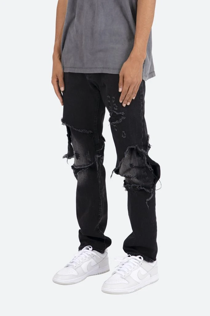 商品MNML|D264 Layered Straight Denim - Black/Black,价格¥543,第2张图片详细描述