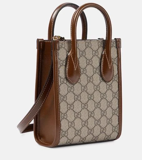 商品Gucci|GG Supreme迷你帆布托特包,价格¥14407,第4张图片详细描述