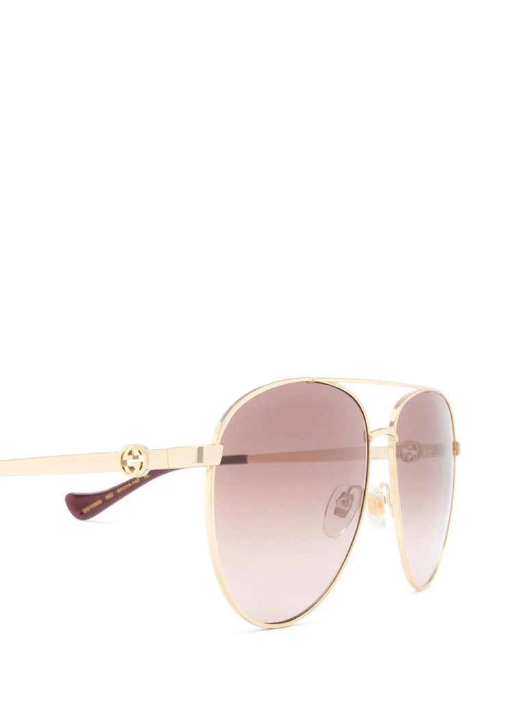 商品Gucci|Gucci Eyewear Aviator Frame Sunglasses,价格¥2232,第3张图片详细描述