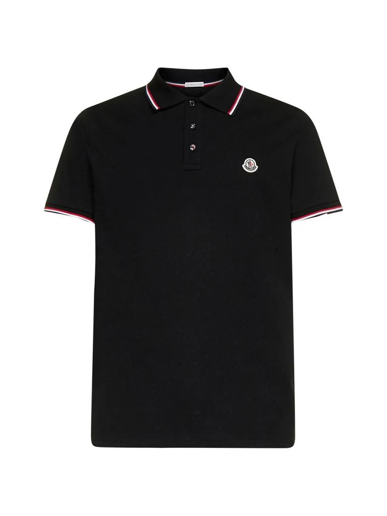 商品Moncler|Moncler Logo Patch Short-Sleeved Polo Shirt,价格¥1978,第1张图片