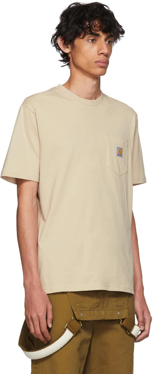 商品Carhartt WIP|Beige Pocket T-Shirt,价格¥236,第2张图片详细描述