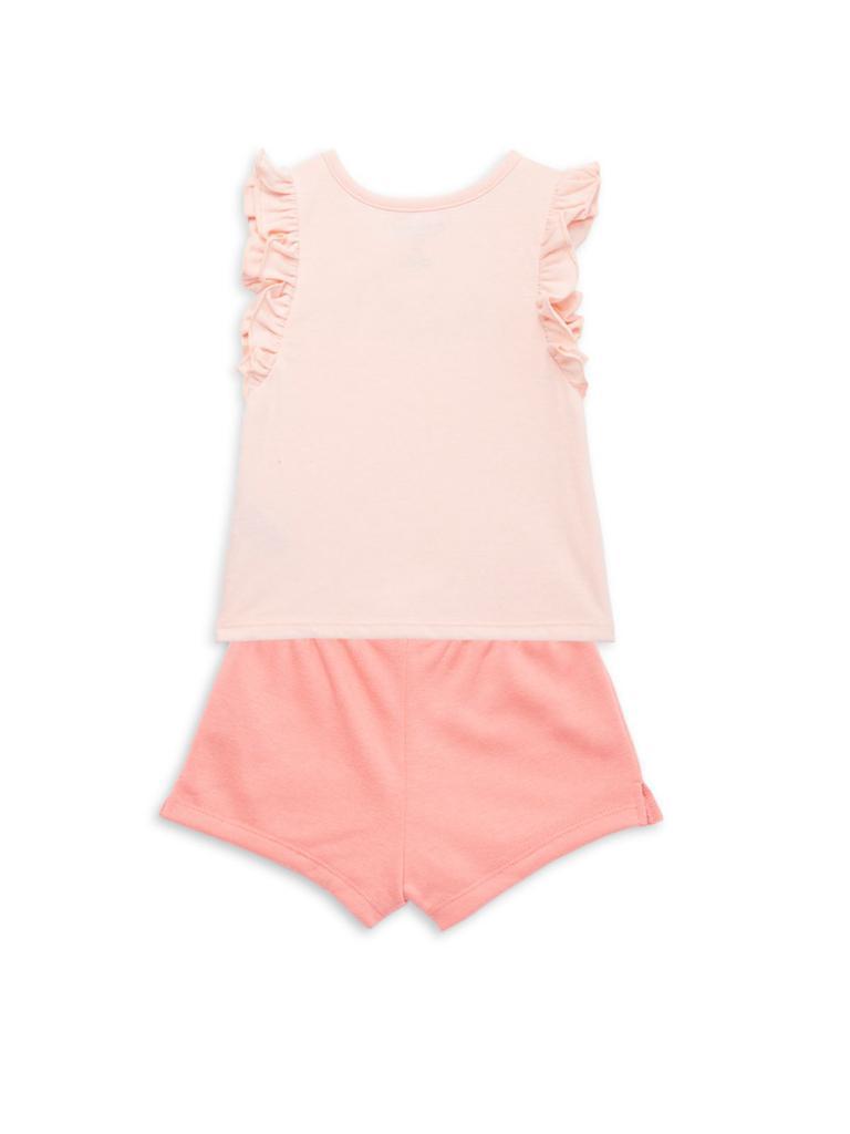 商品Juicy Couture|Little Girl's 2-Piece Logo Top & Shorts Set,价格¥110,第4张图片详细描述