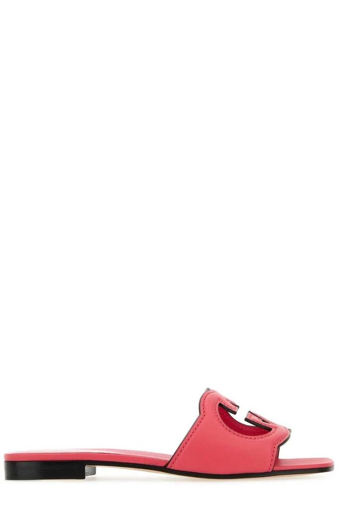 商品Gucci|Gucci GG Logo Carved Slip-On Sandals,价格¥3209,第1张图片