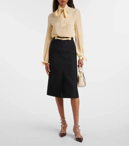 商品Valentino|Rockstud 65皮革高跟鞋,价格¥9294,第3张图片详细描述