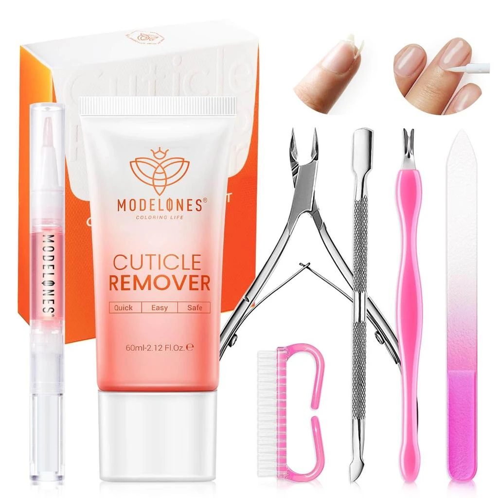 商品[国内直发] MODELONES|All-in-one Cuticle Remover Kit for Nail Care,价格¥149,第1张图片