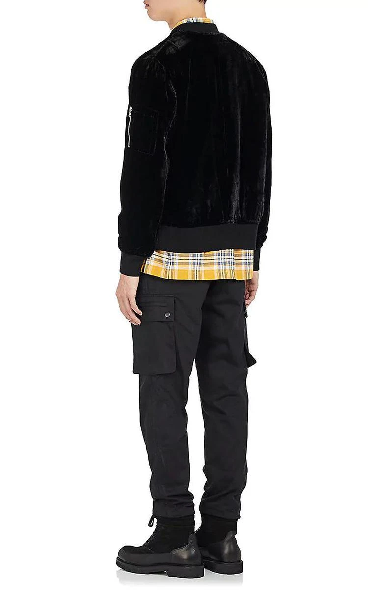 商品Ovadia & Sons|Reversible Camouflage & Velvet Bomber Jacket,价格¥6688,第4张图片详细描述