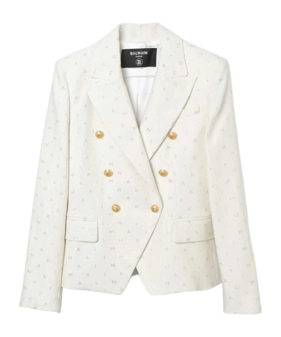 商品【商品预售7天】 Balmain|Balmain 女童夹克 BU2A14U0129102OR 白色,价格¥4360,第1张图片