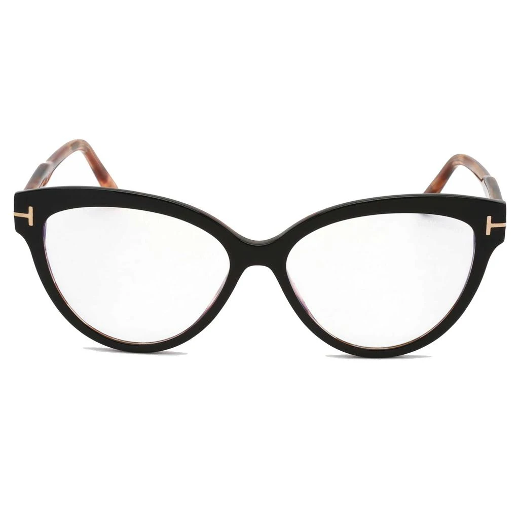 商品Tom Ford|Tom Ford Women's Eyeglasses - Black/Other Full-Rim Cat-Eye Frame | FT5763-B 005,价格¥794,第2张图片详细描述