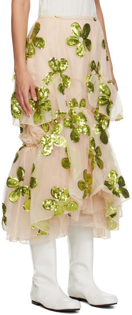 商品Simone Rocha|灰白色亮片半身裙,价格¥9340,第4张图片详细描述