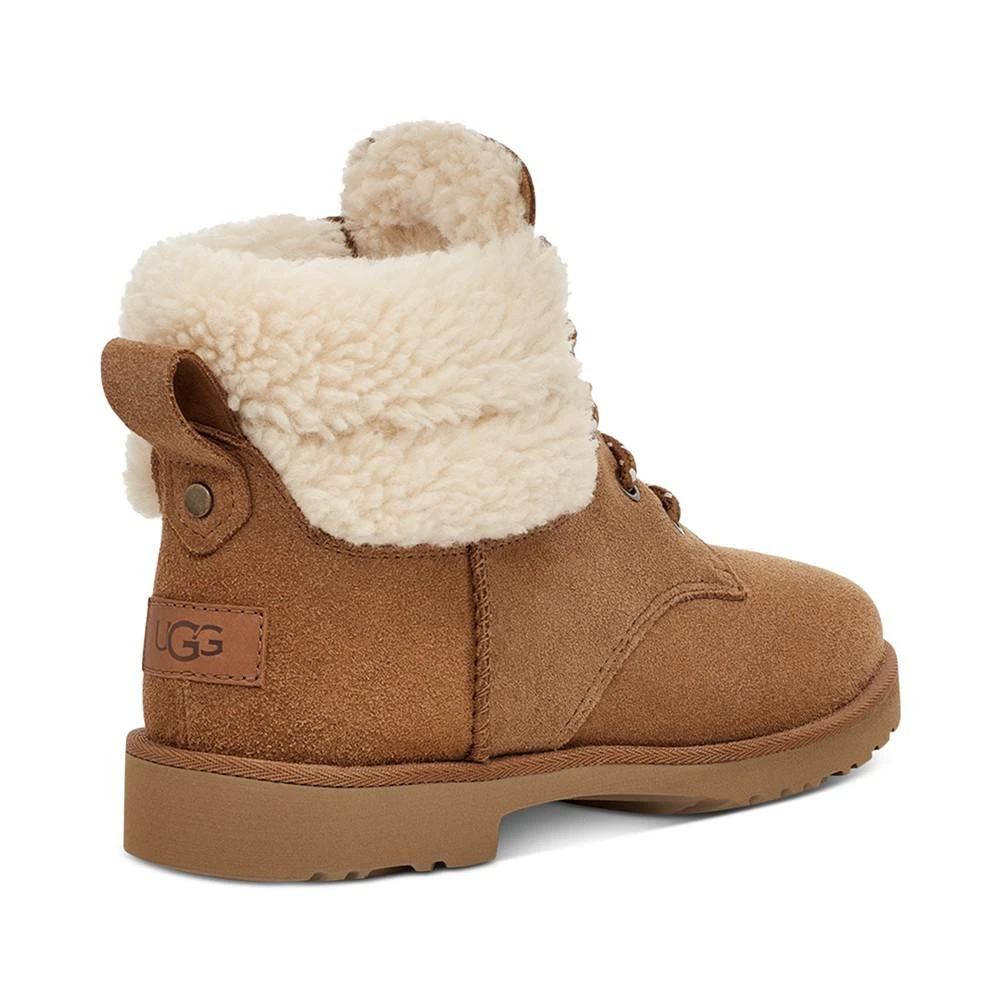 商品UGG|Women's Romely Heritage Lace-Up Plush-Cuff Boots,价格¥479,第3张图片详细描述