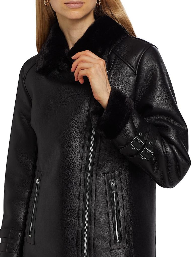 Carla Faux Leather & Fur Coat – On Sale Now with Up to 57% Off