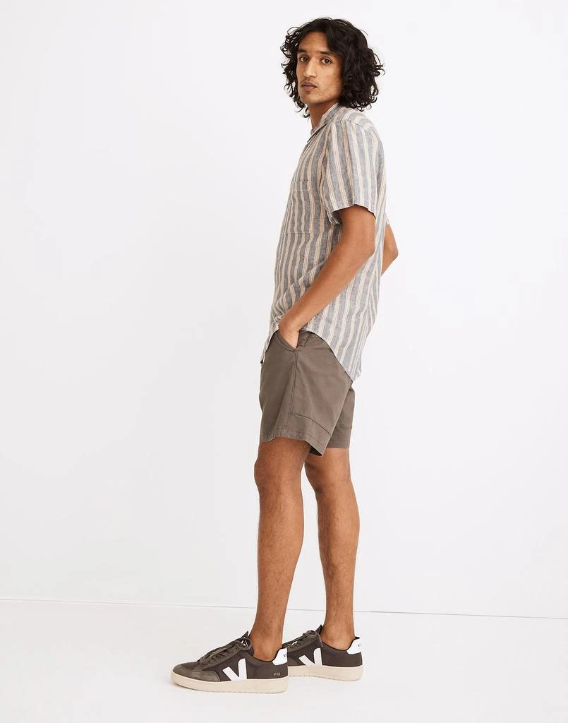 商品Madewell|6 1/2" Cotton-Hemp Climbing Cargo Shorts,价格¥373,第2张图片详细描述